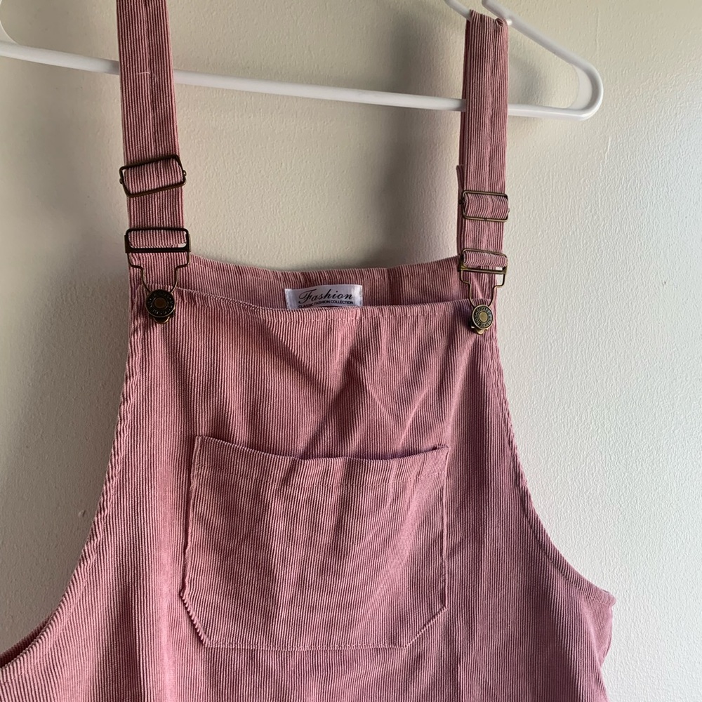 Pink Overall Dress - Picture 3 of 6
